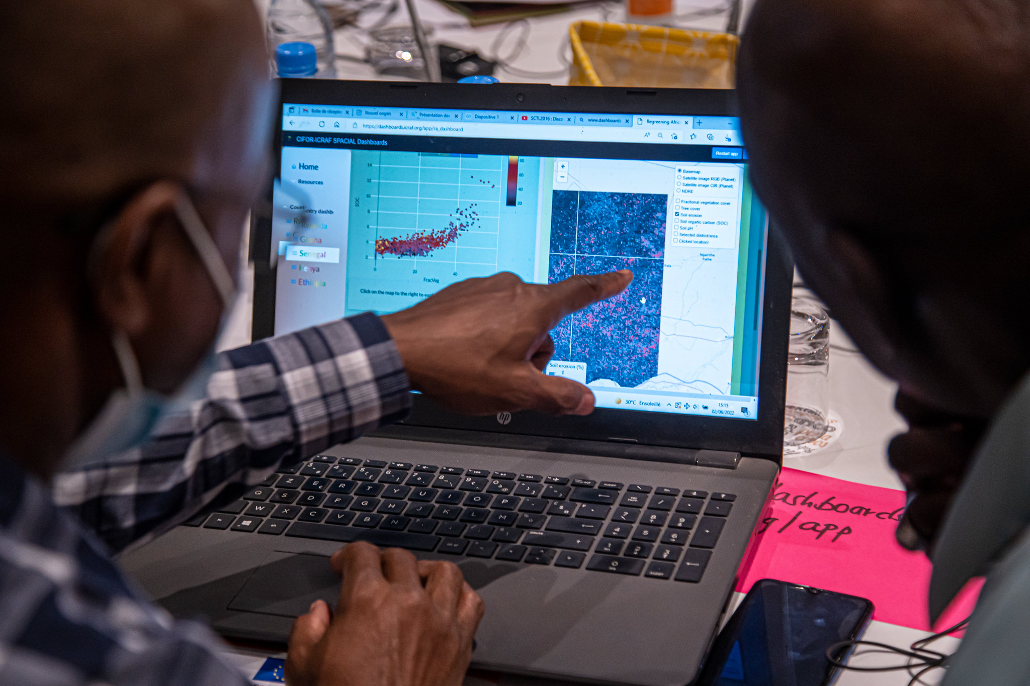 Spatial constraints and feasibility patterns across the landscape