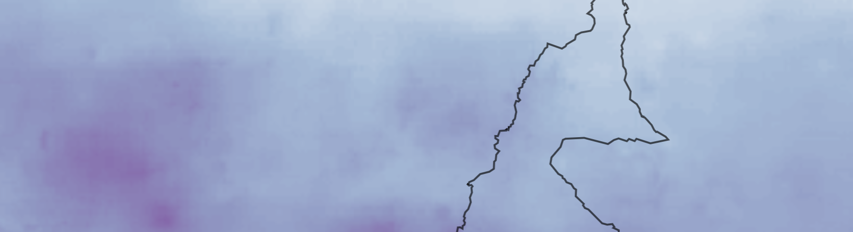 Precipitation map example banner
