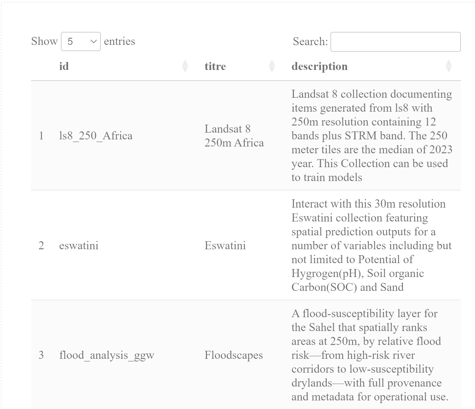 Combining Regreening App data with STAC layers preview
